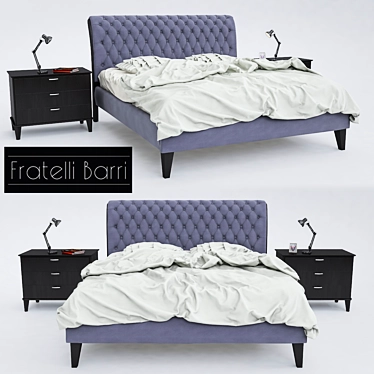 Fratelli Barri Mestre Bed 3D model image 1 