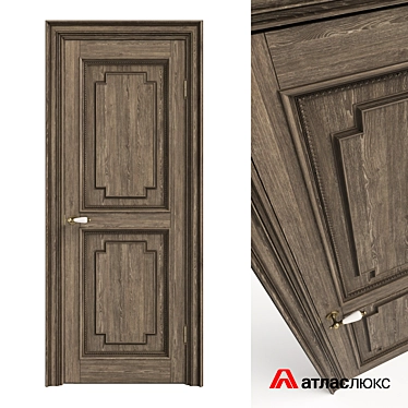 Boiserie Door: Atlas-Lux 3D model image 1 