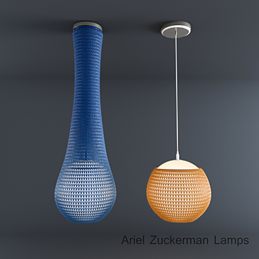 Grid lamps designed by Ariel Zuckerman