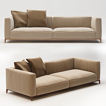 Giorgetti Lusso Sofa 3D model image 1 