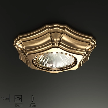 Elegant Reccagni Angelo Spot 3D model image 1 