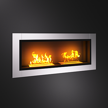 Essel XL: The Ultimate Bio-Fireplace 3D model image 1 