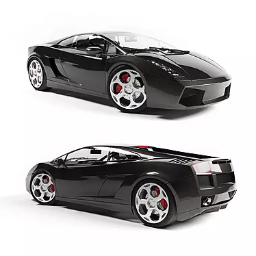 Sleek 3D Lamborghini Gallardo 3D model image 1 