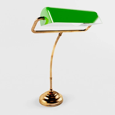 Retro Table Lamp 3D model image 1 