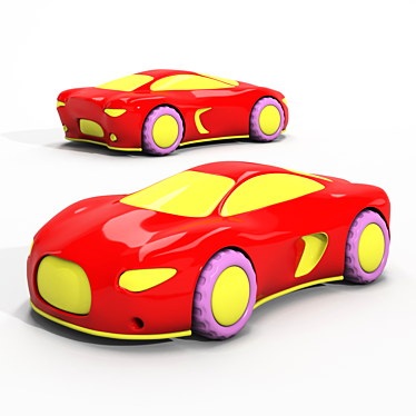 Free Toy Vehicles: Low Poly Model & 3Dmax File 3D model image 1 