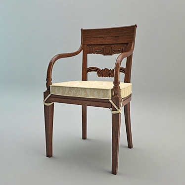 Luxury Italian Armchair: FRANCESCO PASI 3D model image 1 