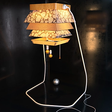 Designer Floor Lamp | Custom-made for Stylish Interiors 3D model image 1 