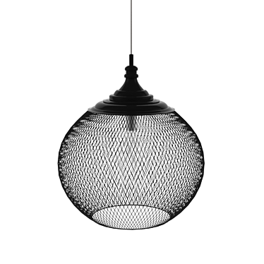 Elegant Tangle Pendant Light 3D model image 1 