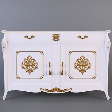 Classic Drawer Chest 3D model image 1 