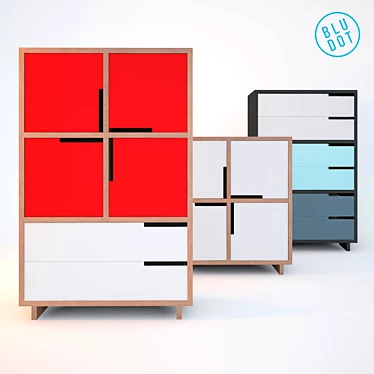 Modu-Licious: Modular Storage Solutions 3D model image 1 