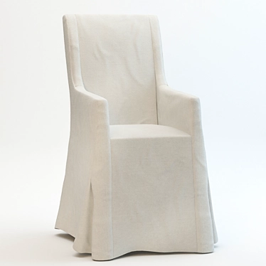 Elegant and Comfortable: Henriksdal Armchair 3D model image 1 