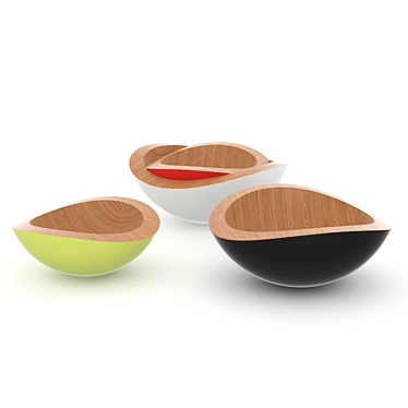 Handcrafted Wooden Bowls - HQ Details Vol.5 3D model image 1 