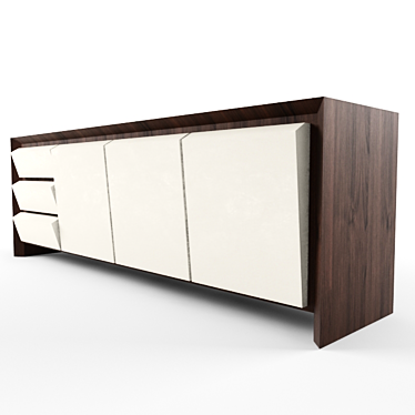  Sleek Modern Zavannah Console 3D model image 1 