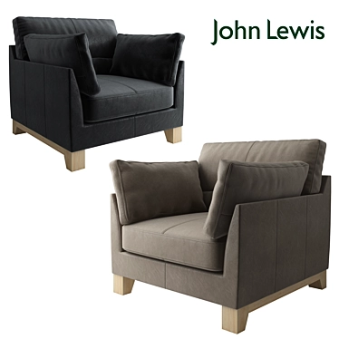 John Lewis Ikon High Back Armchair 3D model image 1 