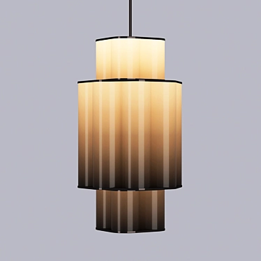 Modern Bauhaus Chandelier 3D model image 1 