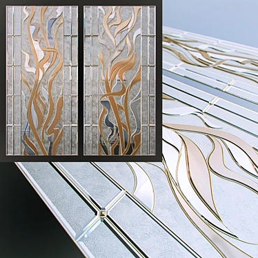 Classic Stained Glass: Timeless Elegance 3D model image 1 