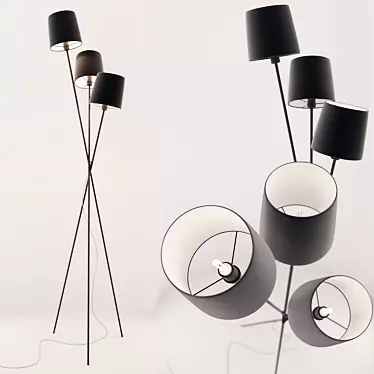 Modern Floor Lamp 3D model image 1 