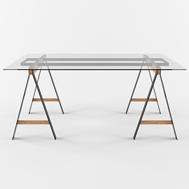 Title: Modular Design Table: Create Your Perfect Workspace 3D model image 1 