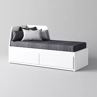 IKEA FLEKKE Kids Bed 3D model image 1 