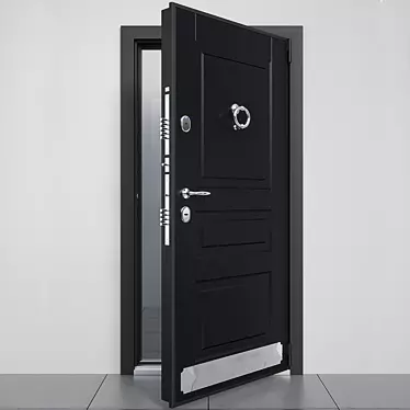 Ultimate Entry Door with Hammer 3D model image 1 