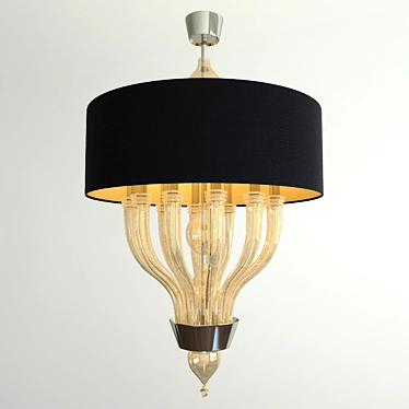 Elegant Barovier Pandora Chandelier 3D model image 1 