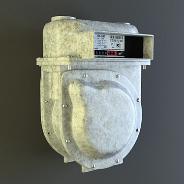 Smart Gas Meter - Accurately Tracks Gas Consumption 3D model image 1 