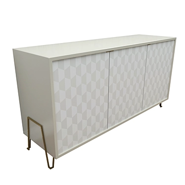 Giorgetti Sideboard: Iconic Italian Elegance 3D model image 1 