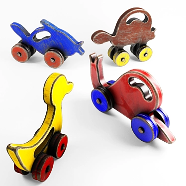 Toy vehicle Wood Bark