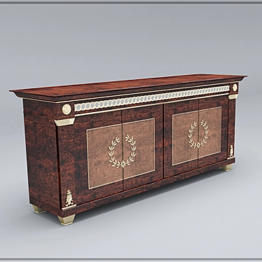 Luxury Turri Dresser: Arcade Plus 3D model image 1 