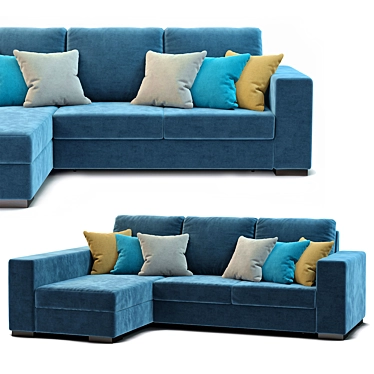 Modern Baxter Sofa 3D model image 1 