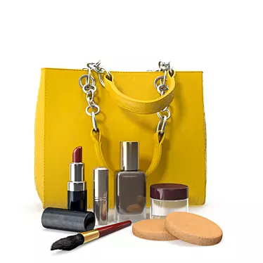 Title: Elegant Essentials Handbag Set 3D model image 1 