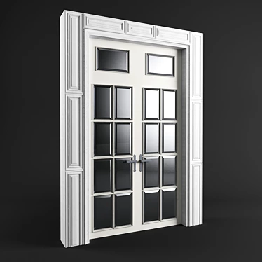 Magic Portal White Door 3D model image 1 