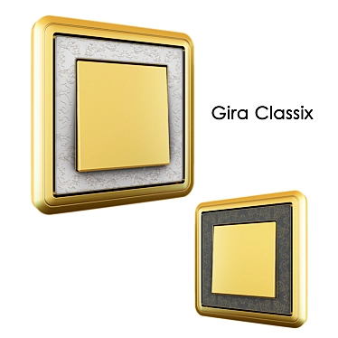 Gira Classix: Classic Elegance in Bronze and Brass 3D model image 1 