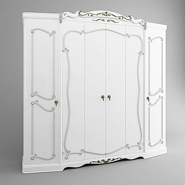 Classic Medium Quality Cabinet 3D model image 1 