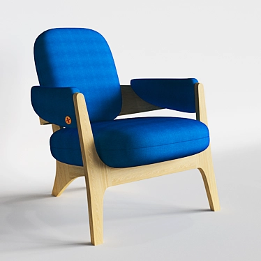 Candy Armchair: Sleek Modern Comfort 3D model image 1 