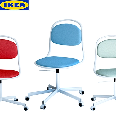 ErgoFit Office Chair | Adjustable Height | IKEA 3D model image 1 