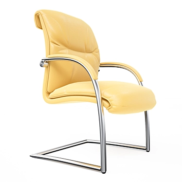 Italian Design Chair: Project Slitta 3D model image 1 