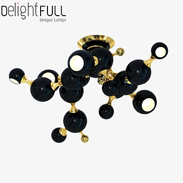 Atomic Delight Ceiling Light 3D model image 1 