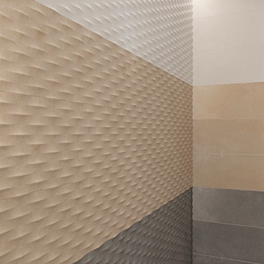 Fap Creta Decor Tile: Stylish, Versatile, Durable 3D model image 1 