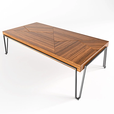 Sleek and Modern Coffee Table 3D model image 1 