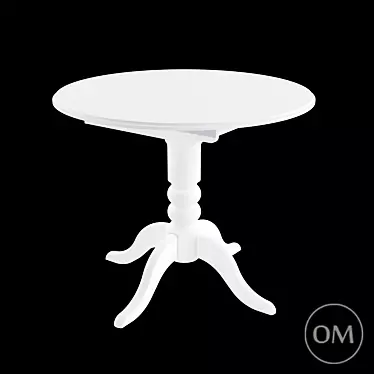 Modern Milkbush Dining Table 3D model image 1 