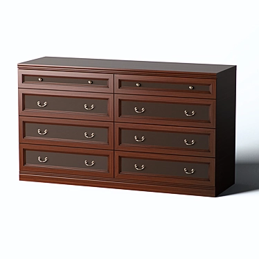 Elegant 160cm Tall Chest 3D model image 1 