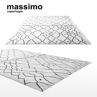 Luxury Moroccan Inspired Rug: Massimo Marrakesh 3D model image 1 