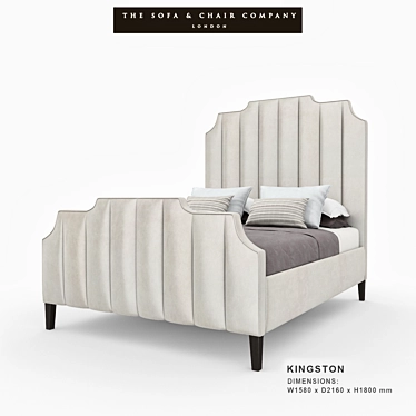 Kingston Luxury Sleeper Bed 3D model image 1 