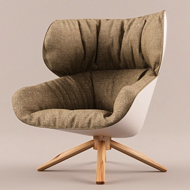 Modern B&B Italia Tobano Chair 3D model image 1 