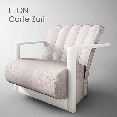 Title:  Elegant Italian Leon Corte Zari Chair 3D model image 1 