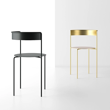 ErgoLux Avoa Chair: Unparalleled Comfort 3D model image 1 