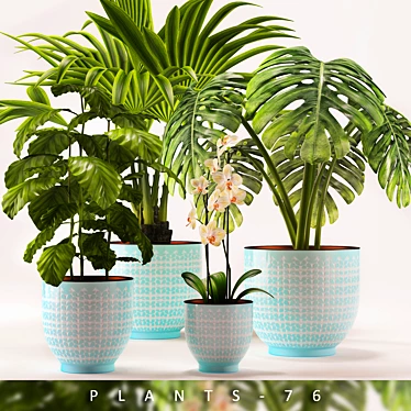 Green Oasis: PLANTS 76 Pack 3D model image 1 