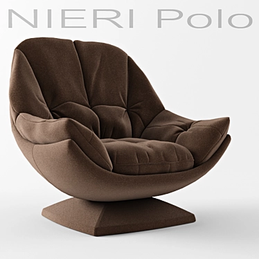 Italian Nieri Polo Armchair 3D model image 1 