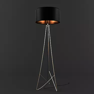 Elegant ELGO 90201 Floorlamp 3D model image 1 